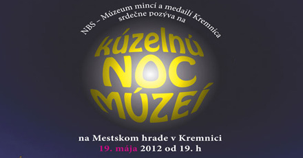 Pozvánka na noc múzeí - 19. mája