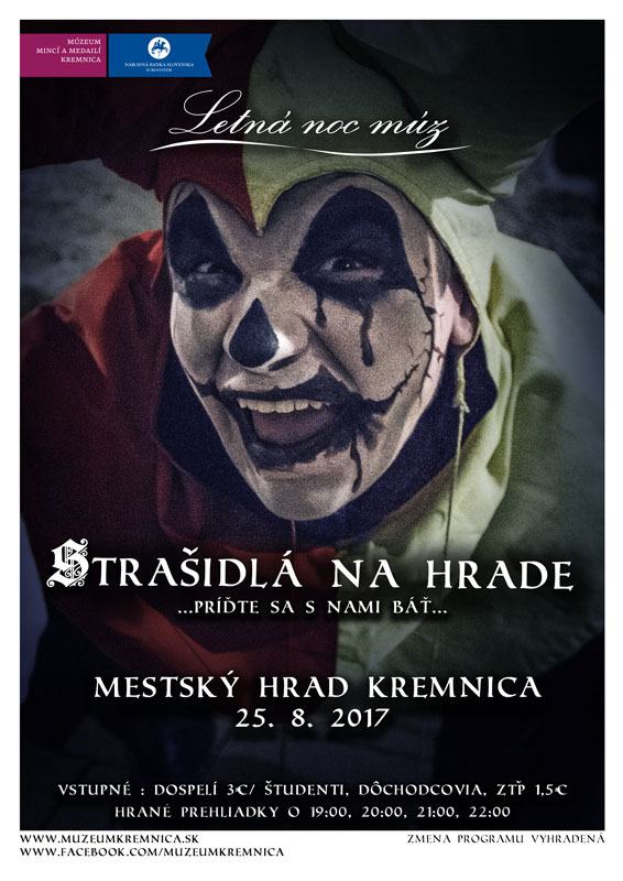 LETNÁ NOC MÚZ / Strašidlá na hrade / 25. 8. 2017 LETNÁ NOC MÚZ / Strašidlá na hrade / 25. 8. 2017