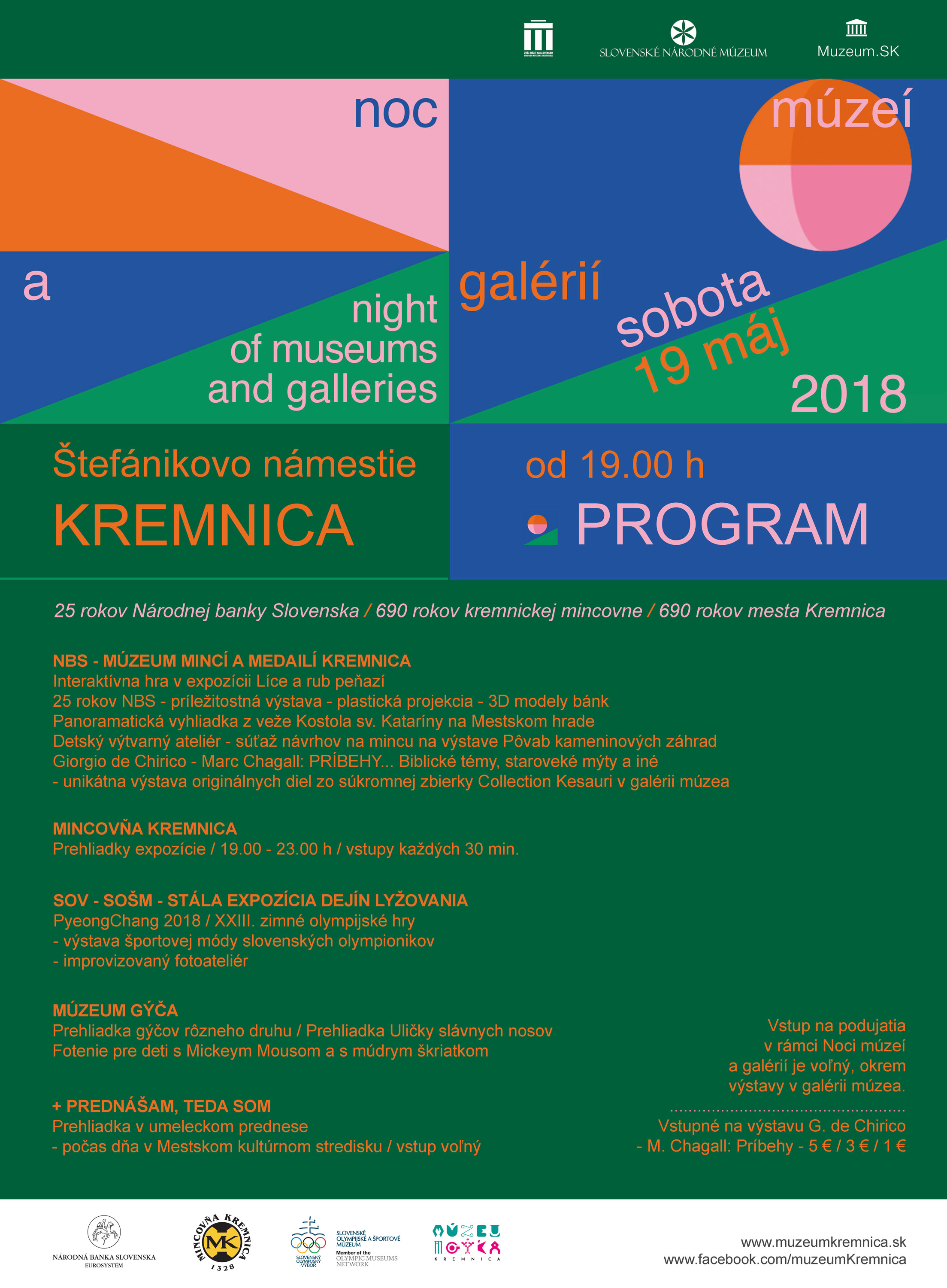 NOC MÚZEÍ A GALÉRIÍ / 19. 5. 2018 NOC MÚZEÍ A GALÉRIÍ / 19. 5. 2018
