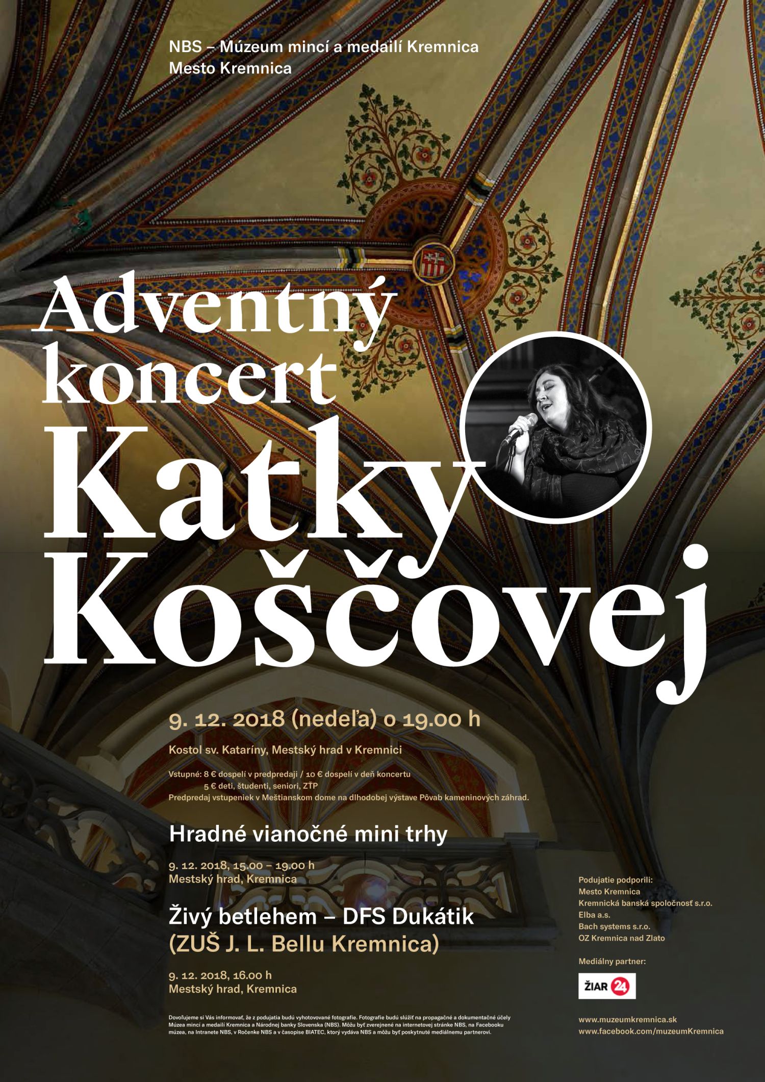 ADVENTNÝ KONCERT Katky Koščovej ADVENTNÝ KONCERT Katky Koščovej