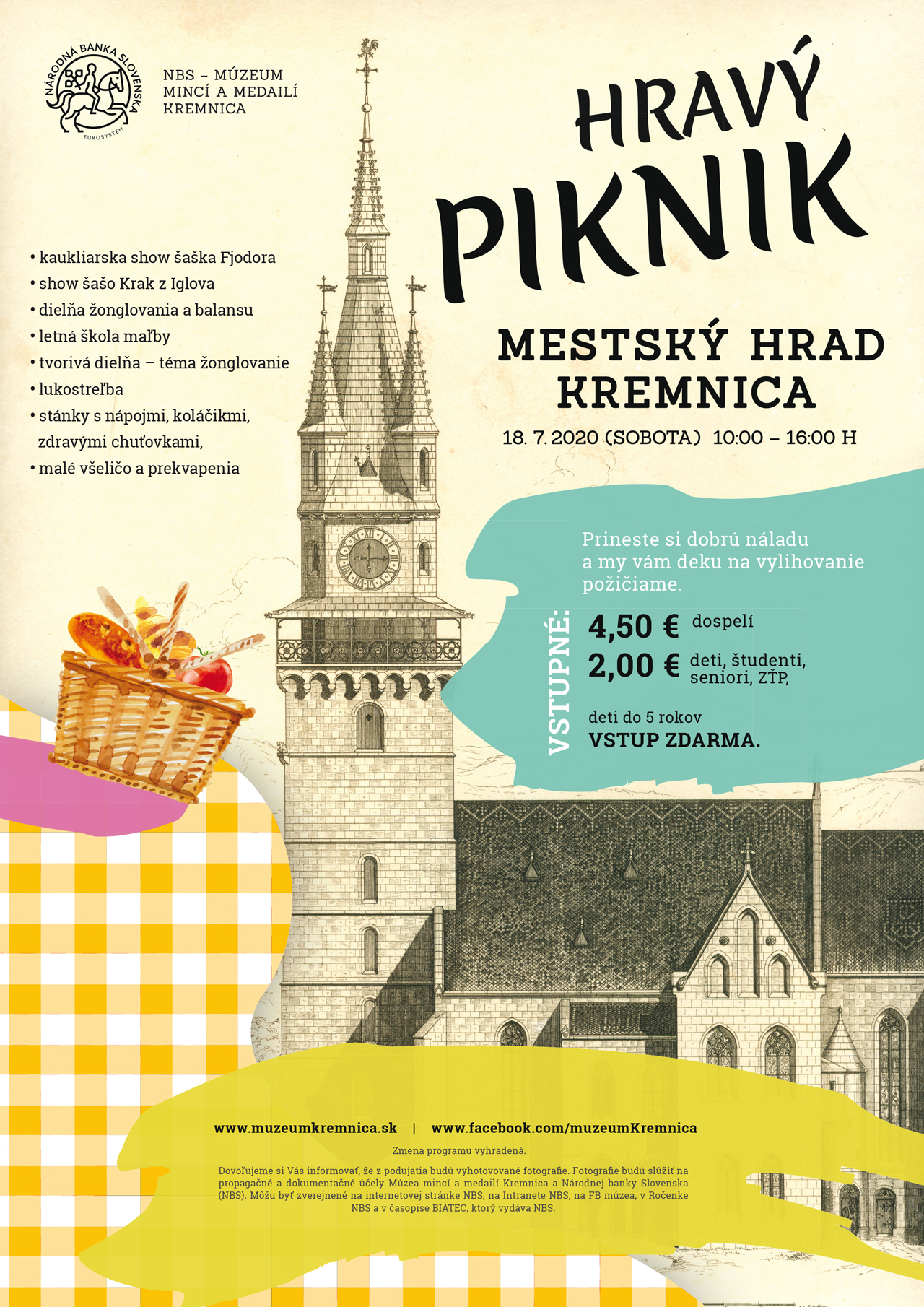 HRAVÝ PIKNIK NA HRADE / 18.7.2020