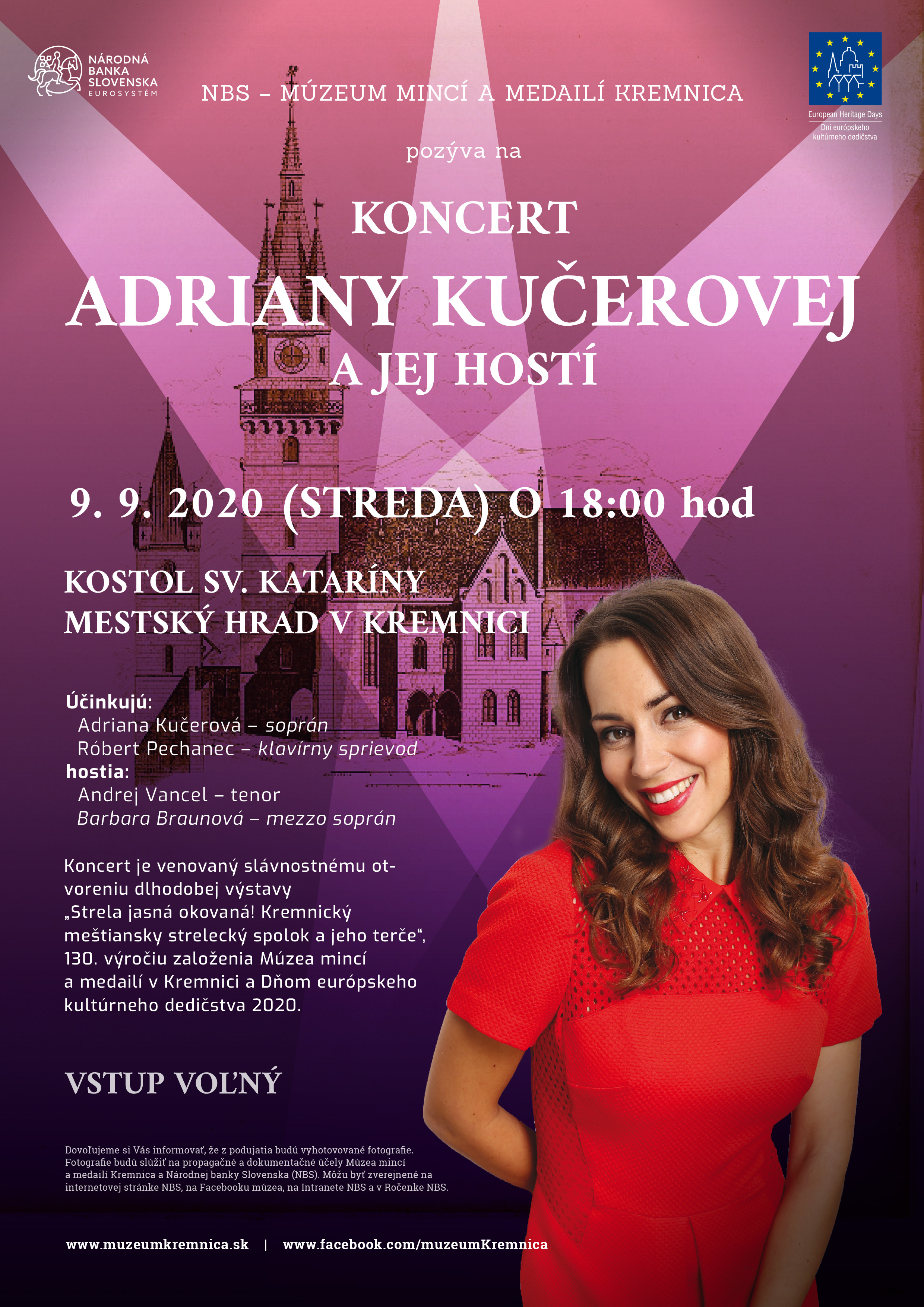 ADRIANA KUČEROVÁ NA MESTSKOM HRADE V KREMNICI / 9. 9. 2020