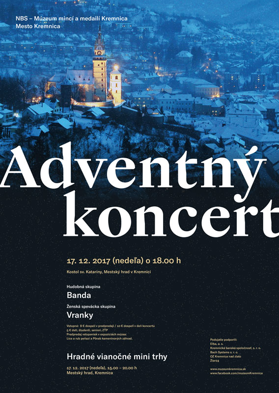 ADVENTNÝ KONCERT / VIANOČNÉ MINI THRY / 17. 12. 2017 ADVENTNÝ KONCERT / VIANOČNÉ MINI THRY / 17. 12. 2017