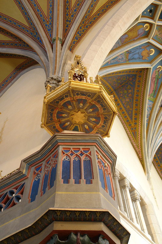 A Renaissance pulpit in St Catherine's Church