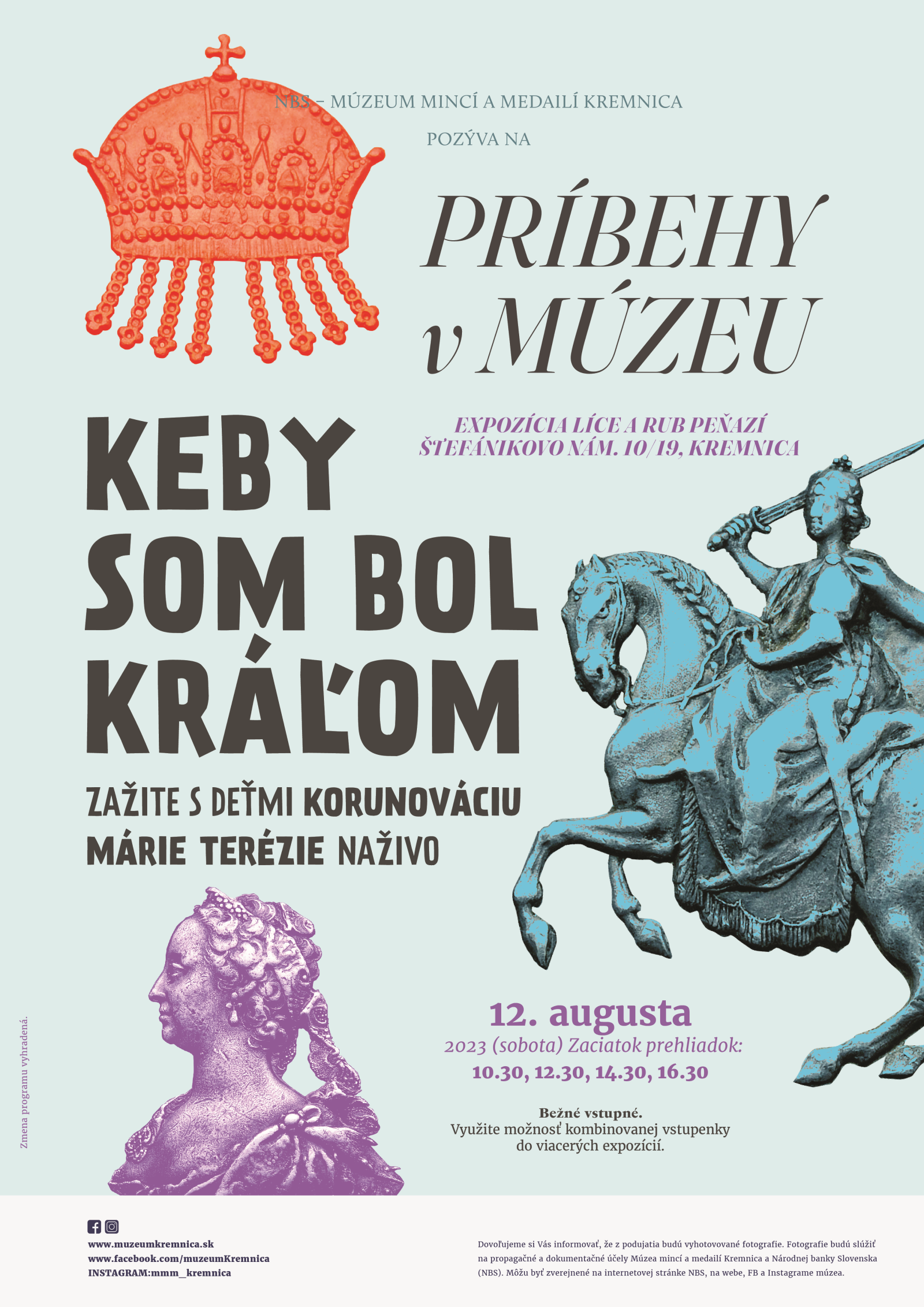 Sobota 12. augusta bude kráľovská