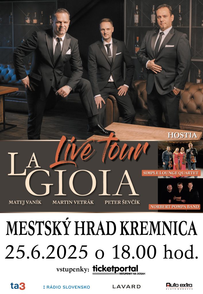Koncert LA GIOIA, 25. 6. 2025
