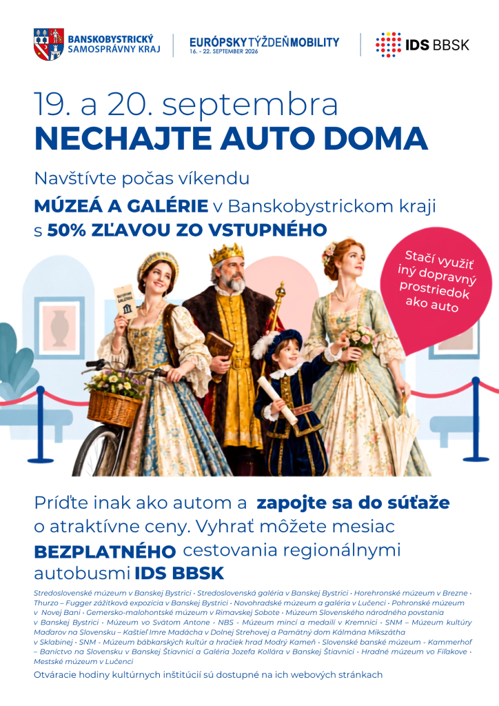 Európsky týždeň mobility, 19. - 20. septembra 2026